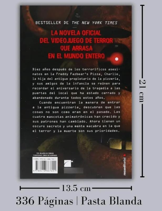 Five Nights at Freddy's 1 - Five nights at Freddy's 1. Los ojos de plata - Cawthon, Scott - Roca Infantil y Juvenil - Tapa Blanda