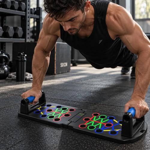 Tabla Para Lagartijas Push Up Barras Flexiones Ejercicio Gym Crossfit Entrenamiento Pecho Hombro Espalda Triceps Ele Gate