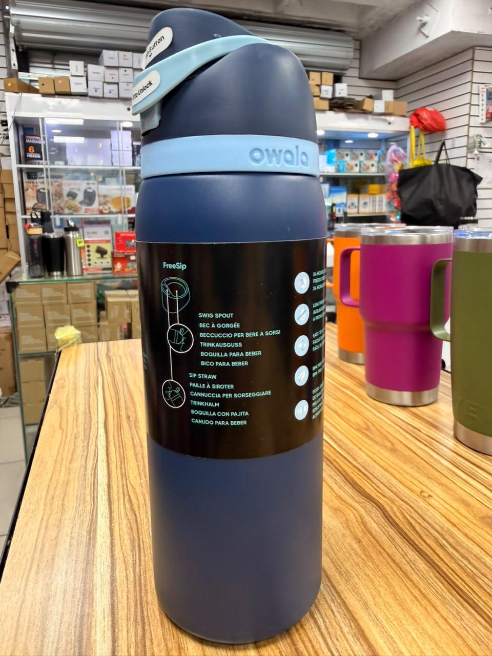 Owala FreeSip 32oz 946ml Termo Acero Inoxidable Popote