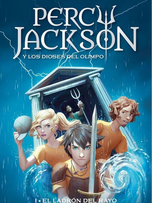 Libro Percy Jackson y los Dioses del Olimpo I: El Ladrón del Rayo - Rick Riordan (Editorial Salamandra)