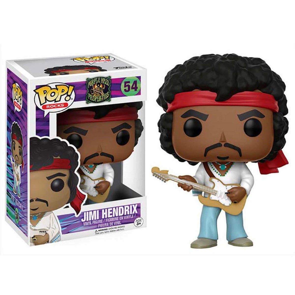 Figura FUNKO POP Rocks Jimi Hendrix #54 Purple Haze