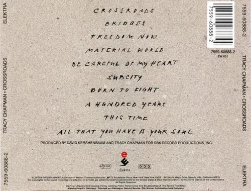Cd Tracy Chapman Crossroads Edicion Europa Alemania Elektra
