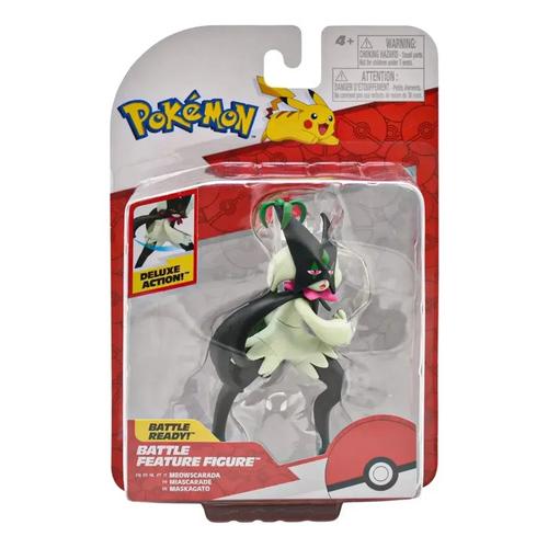 Jazwares Pokemon Battle Feature Figuras X4 Pkw3370