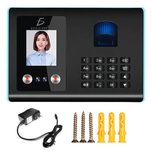 Reloj Checador Biométrico Reconocimiento Facial Y Huella Ele
