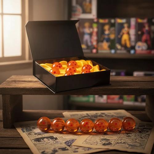 Set Esferas Del Dragon Dragon Ball Z 7 Piezas Estuche Caja
