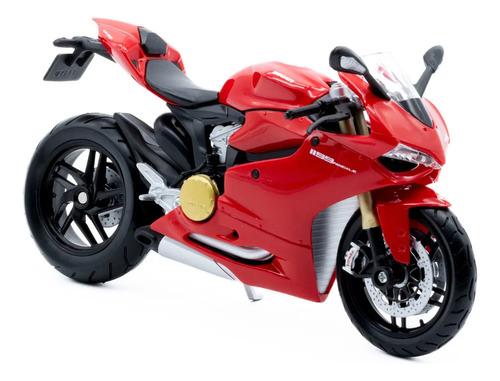 Moto A Escala 1:12 Ducati 1199 Panigale Kit Maisto