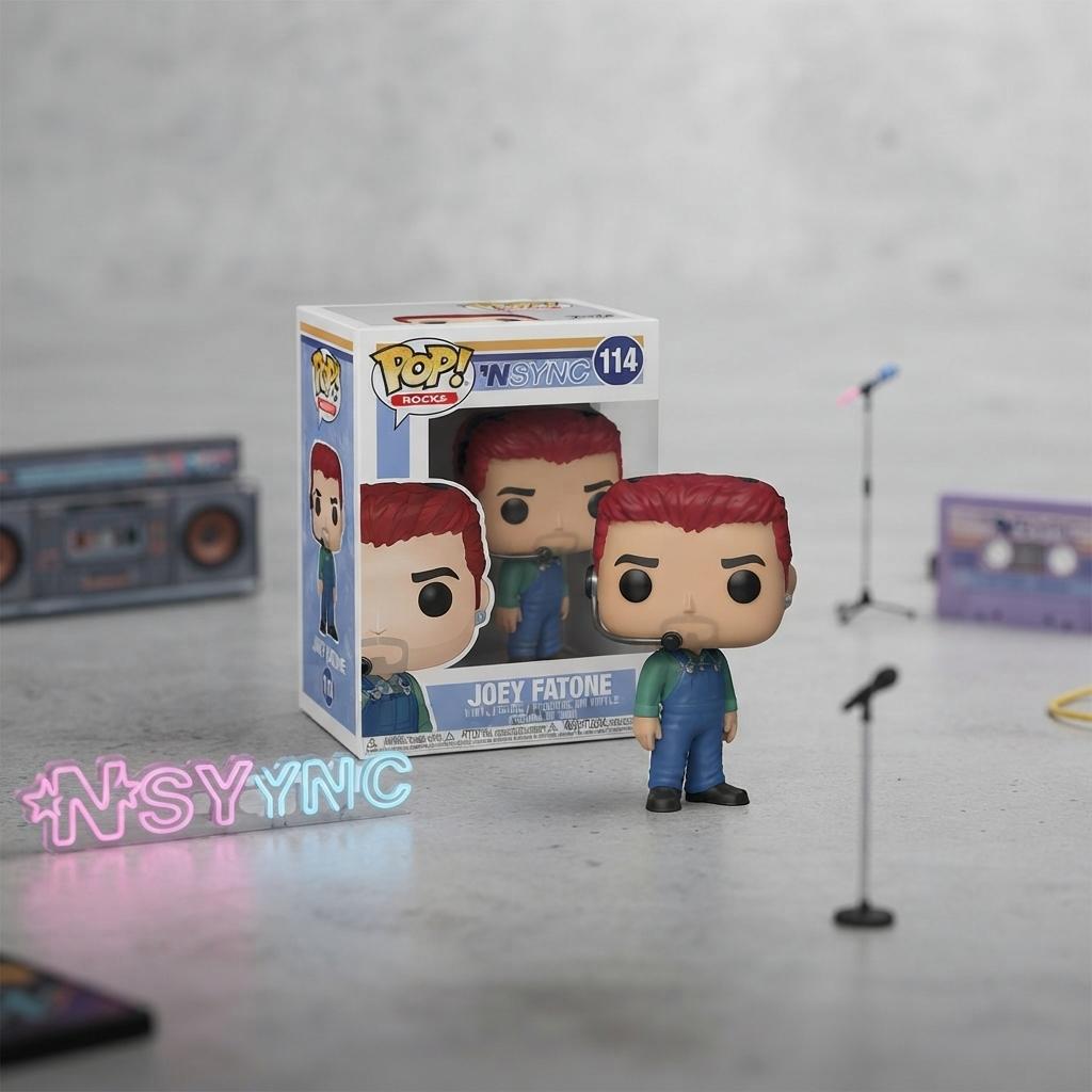 Figura Coleccionable Funko Pop! Rocks: NSYNC - Joey Fatone #114 - Edición Especial Vinyl Figure