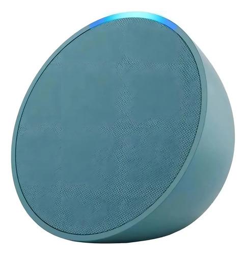 Bocina Inteligente Amazon Echo Pop con Alexa y Wi-Fi Verde Azulado