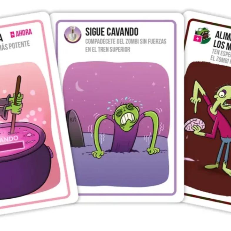 Juego De Mesa ECG-ZOMB-6 Zombie Kittens en Español 7+ Exploding Kittens