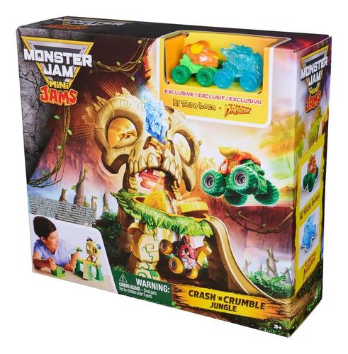 Pista Mini Set Jungla Colapsable Spin Master Portátil Para Niños Monster Jam
