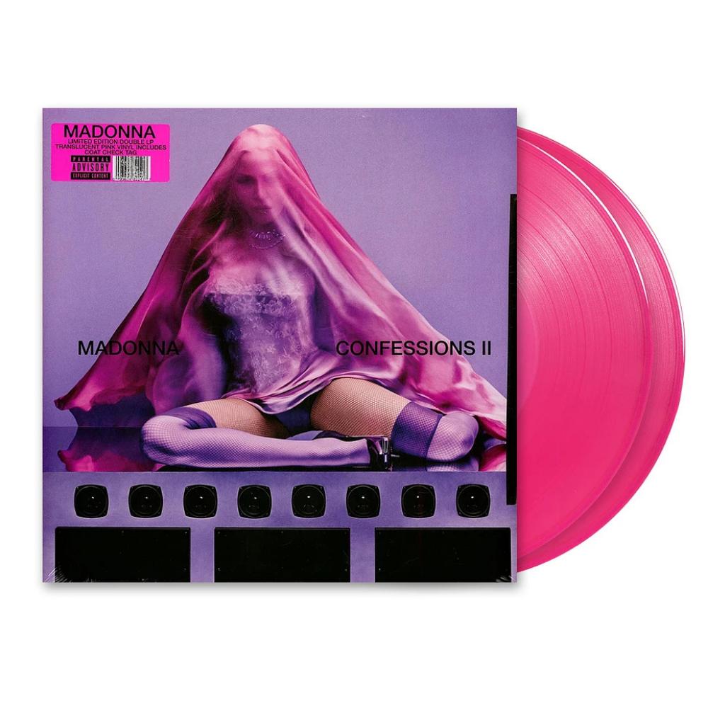 Madonna Confessions II Album LP Doble Edición Limitada. Vinil rosa translúcido