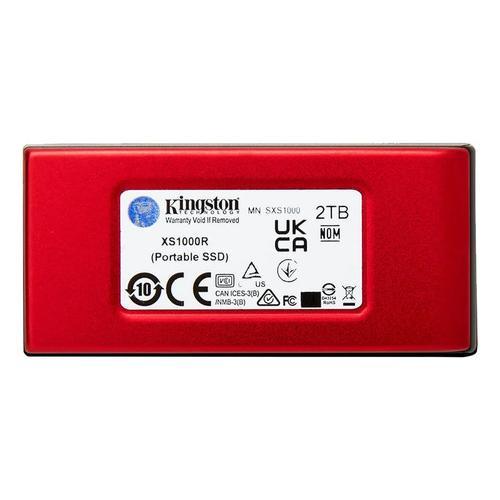 Ssd Externo Kingston Xs1000r 1tb Usb 3.2 Gen 2 Rojo