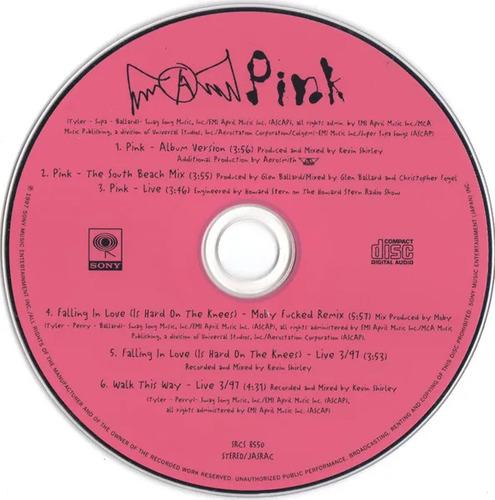 Disco Aerosmith Pink Sencillo CD Single Importado Coleccion