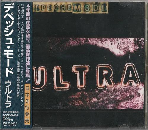 CD Depeche Mode Ultra Edicion Japonesa Con Obi Strip Importado