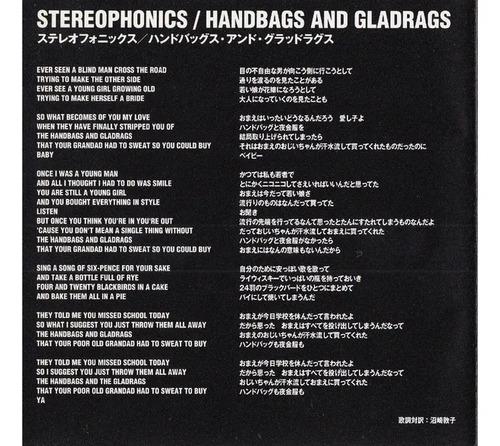 Stereophonics Handbags And Gladrags Cd Ep Japan Import Obi