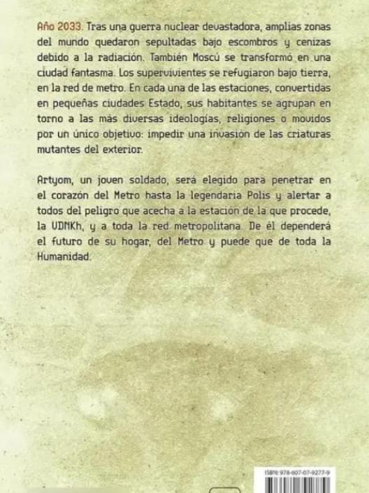 Metro 2033 (NE): aplica, de Glukhovsky, Dmitry. aplica, vol. No aplica. Editorial Minotauro, tapa pasta blanda, edición 1 en español, 2022