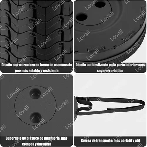 Banco Plegable Retráctil Telescópico Portátil Camping Taburete Circular Grande Plástico Porygon Antideslizante Con Correa Ajustable Soporta 180kg Taburete Ideal Para Fútbol, Picnic, Playa, Bbq, Pesca