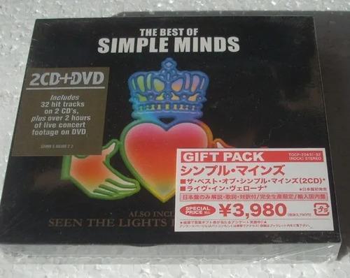 Simple Minds The Best Of Gift Pack 2 Cd + Dvd Original