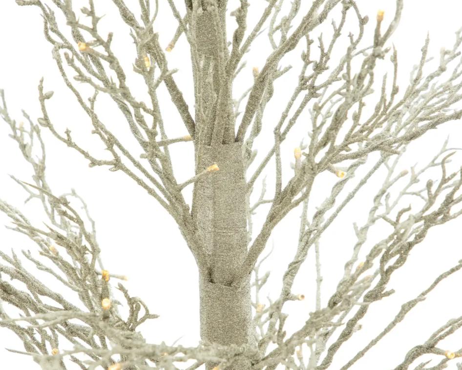 Pino Navideño Abedul Luminoso Decoracion Con Ramas Led 160cm