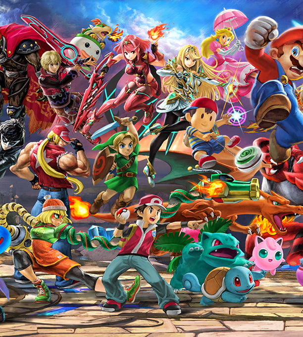 Super Smash Bros Ultimate arte oficial