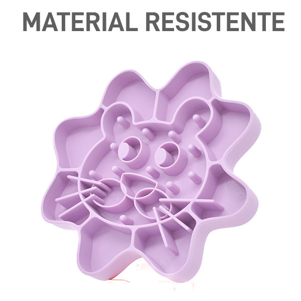 Plato Antideslizante de Alimentación Lenta para Mascotas, foto 2, modelo CW-2057