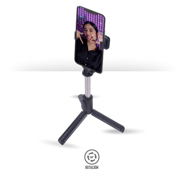 Tripié Selfie Stick Bluetooth 360 con Control Remoto, fotografía 1, modelo JC-09