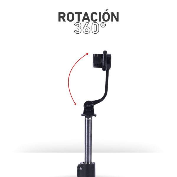 Tripié Selfie Stick Bluetooth 360 con Control Remoto, fotografía 2, modelo JC-09
