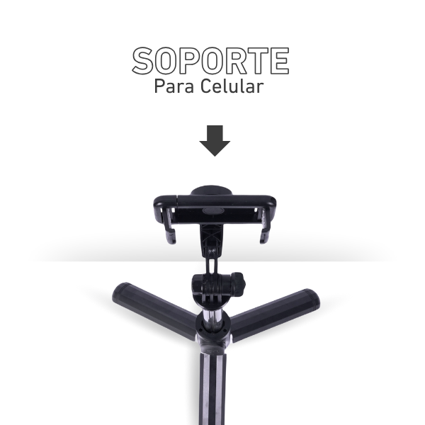 Tripié Selfie Stick Bluetooth 360 con Control Remoto, fotografía 3, modelo JC-09