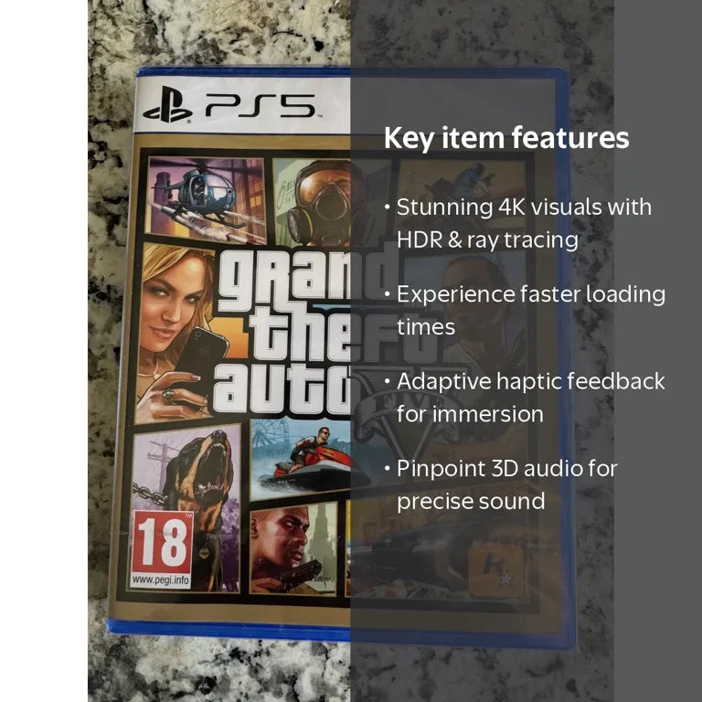 Grand Theft Auto V GTA 5 PS5 Físico Nuevo - imagen 6