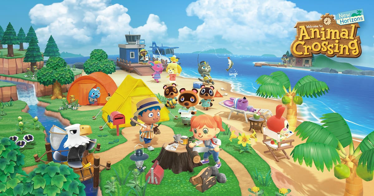Animal Crossing New Horizons arte oficial Nintendo