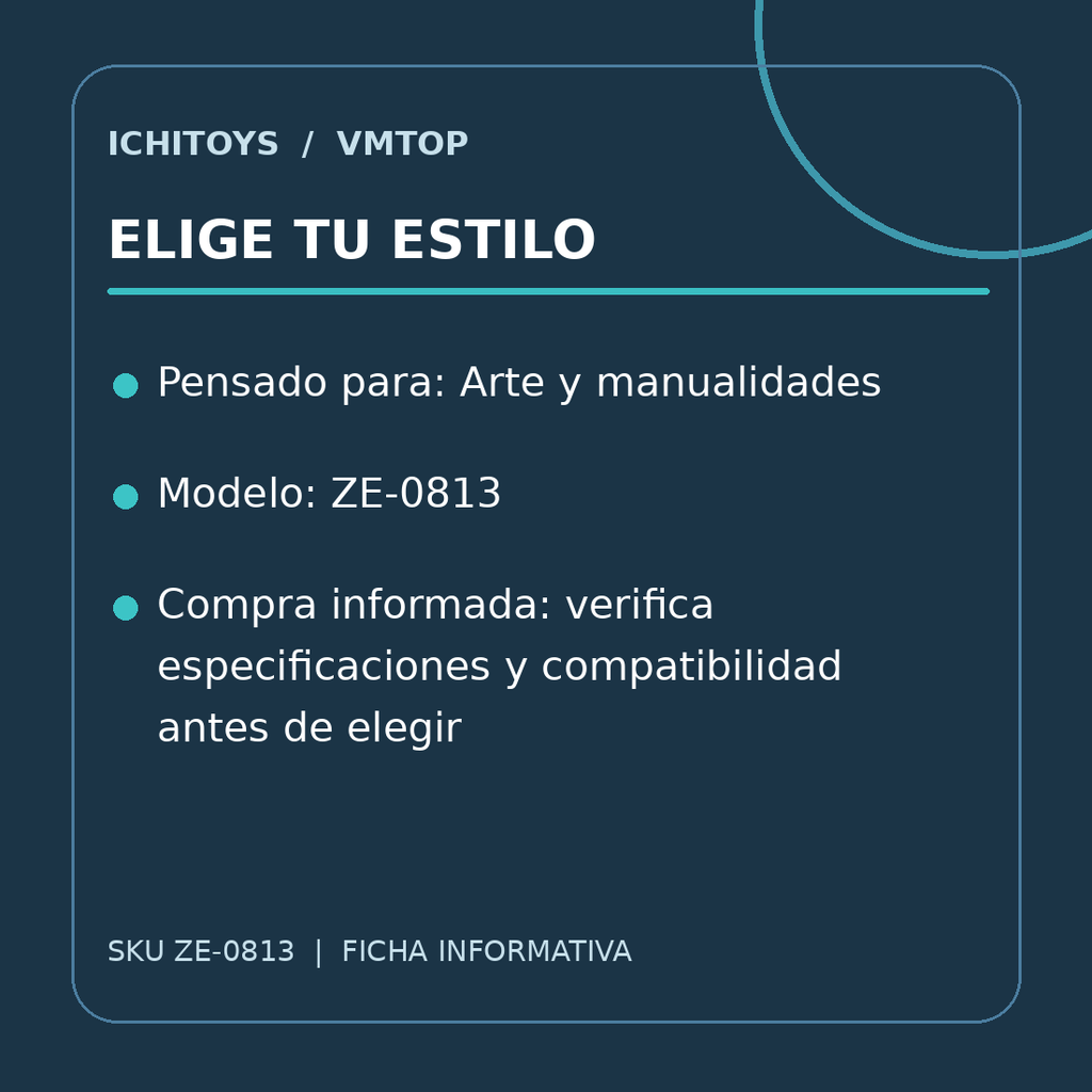 Ficha visual de Set de 60 Plumones Acrílicos, parte 3