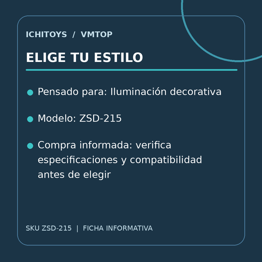 Ficha visual de Cascada de Luz Cálida 3x3 Metros, parte 3