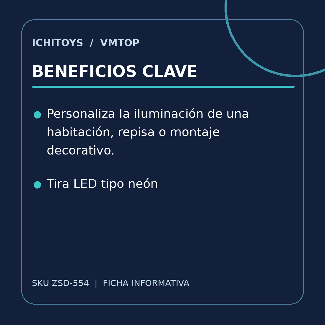 Beneficios clave de Tira Neón LED Flexible 2 Metros 5V Decorativa