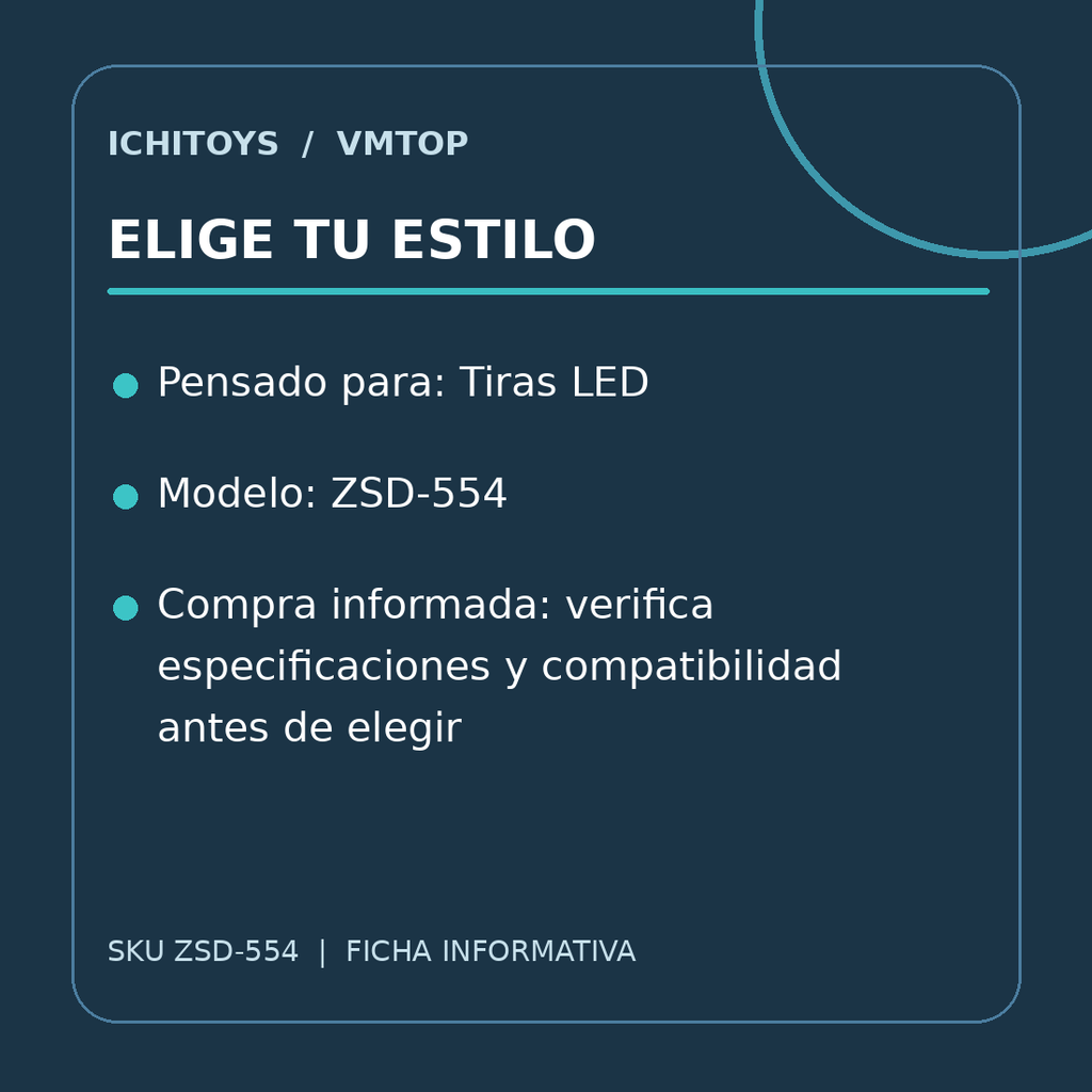 Ficha visual de Tira LED Neón Flexible de 2M 5V, parte 3